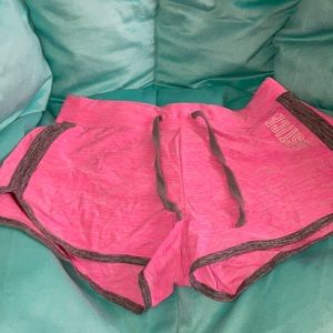Pink and grey justice shorts